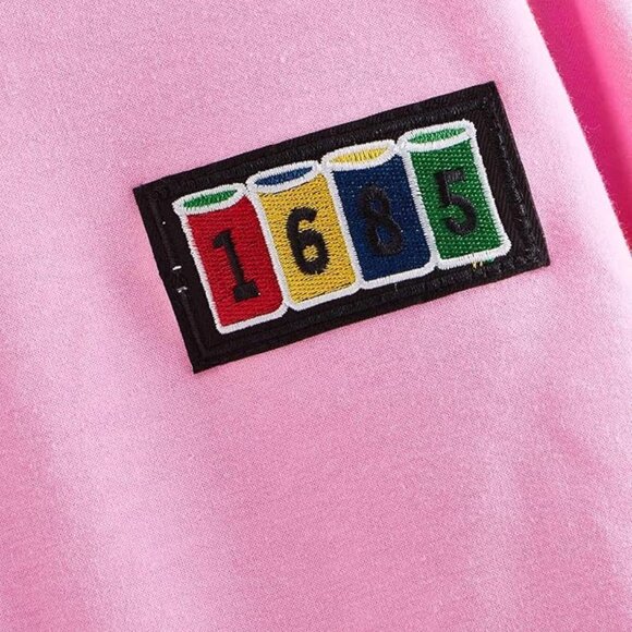 Funny & Sunny Print Color Block Sweater Top - Picture 4 of 4